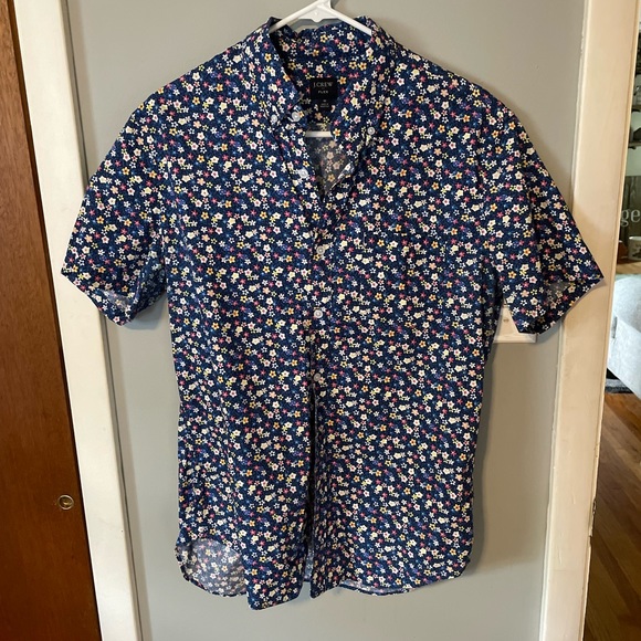 J Crew Button Down Short Sleeve